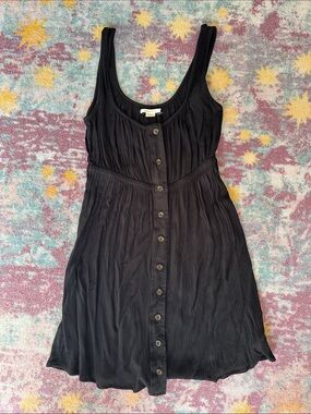 O’Neill Women's Black Button-Front Tank Dress